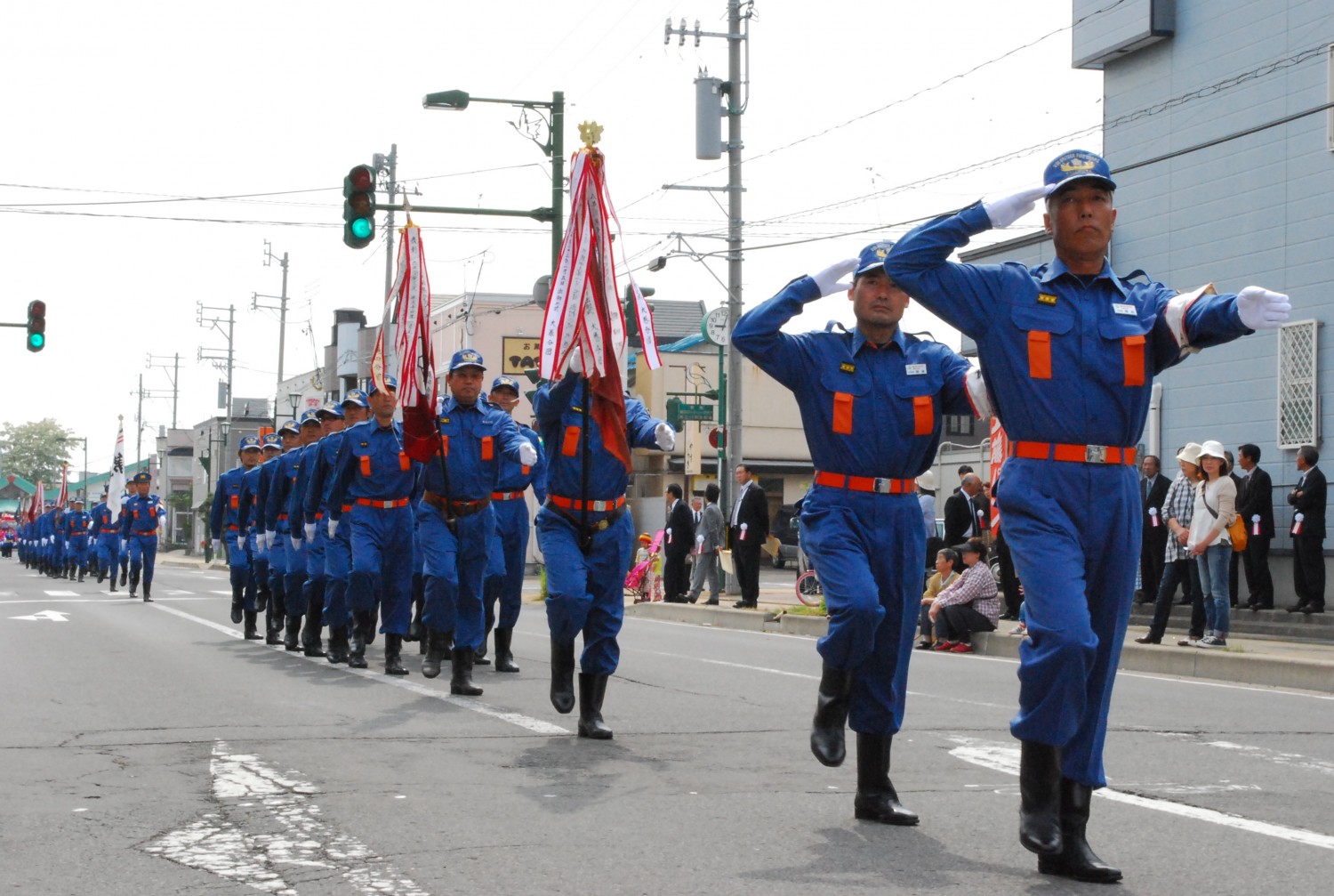 2013年6月8日（土）鶴田町消防団定期観閲式