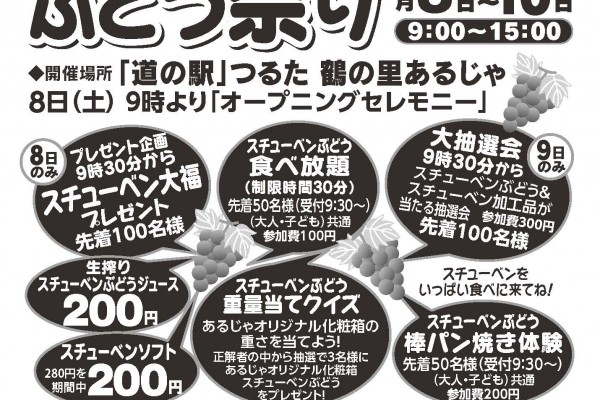 日本一スチューベンぶどう祭り